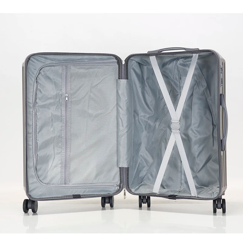 JMT-108490 Three-Piece Lightweight Waterproof Luggage Set - 20/24/28 Inch Large Capacity Suitcases with Soft Handle