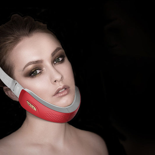 JMT-108746 Rechargeable Micro-current Facial Lifting Device with Color Light for Double Chin and V Face Massage