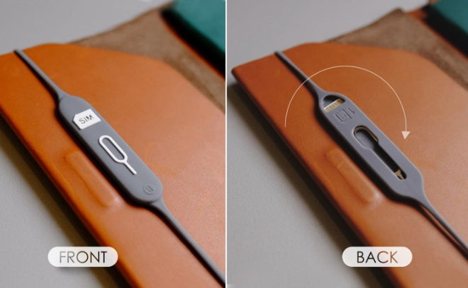 JMT-108938 Portable Silicone Card Holder with Anti-Lost Design - Available in Green Gray and Yellow Powder