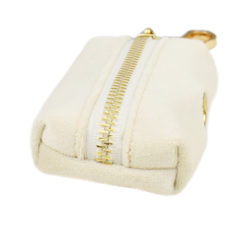 JMT-108938 Velvet Fabric Dog Collar Set with Leash, Bow, Flower, Vest, and Poop Bag