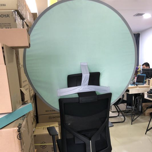 JMT-109130 Foldable Green Photography Background - 35cm Panel Expands to 90cm, Includes Carry Bag, Durable Steel Spring Frame
