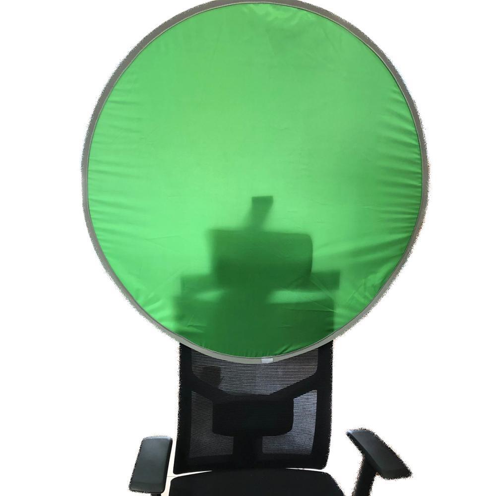 JMT-109130 Foldable Green Photography Background - 35cm Panel Expands to 90cm, Includes Carry Bag, Durable Steel Spring Frame