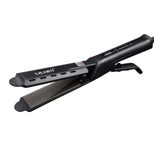 JMT-109130 Lili HS-1808 Hair Straightener with Widened Panel and Fast Heating, Dual Dry/Wet Use, Four Temperature Settings