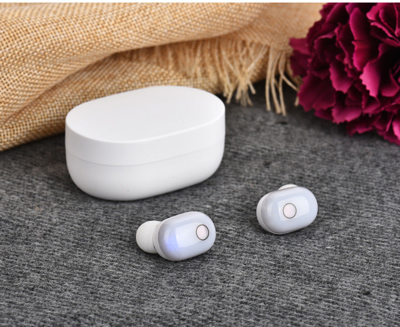 JMT-109258 Wireless Mini Binaural Headphones with Bluetooth 5.0 and Touch Controls