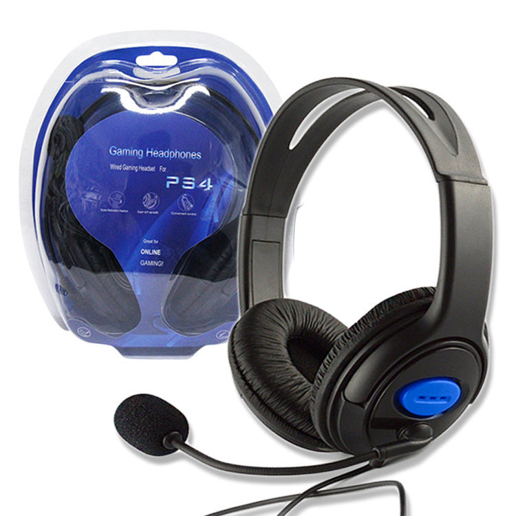 JMT-109578 Wired Double-Sided Gaming Headset for PS4 and PC with Microphone