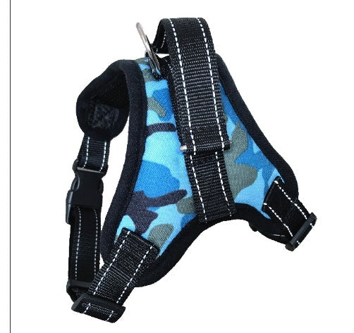 JMT-110090 Adjustable Nylon Pet Harness with Reflective Design for Dogs and Cats