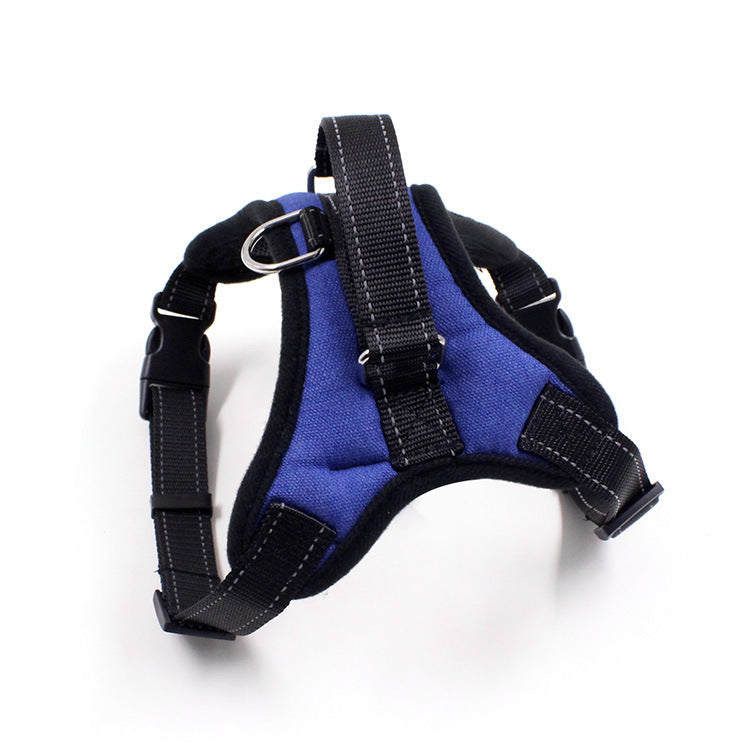 JMT-110090 Adjustable Nylon Pet Harness with Reflective Design for Dogs and Cats