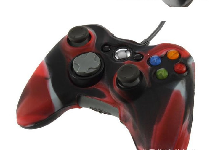 JMT-110218 Camouflage Silicone Protective Case for Xbox 360 Controller - Easy Access and Cleaning, Multiple Color Options