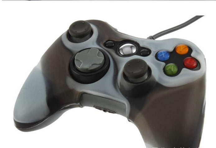 JMT-110218 Camouflage Silicone Protective Case for Xbox 360 Controller - Easy Access and Cleaning, Multiple Color Options