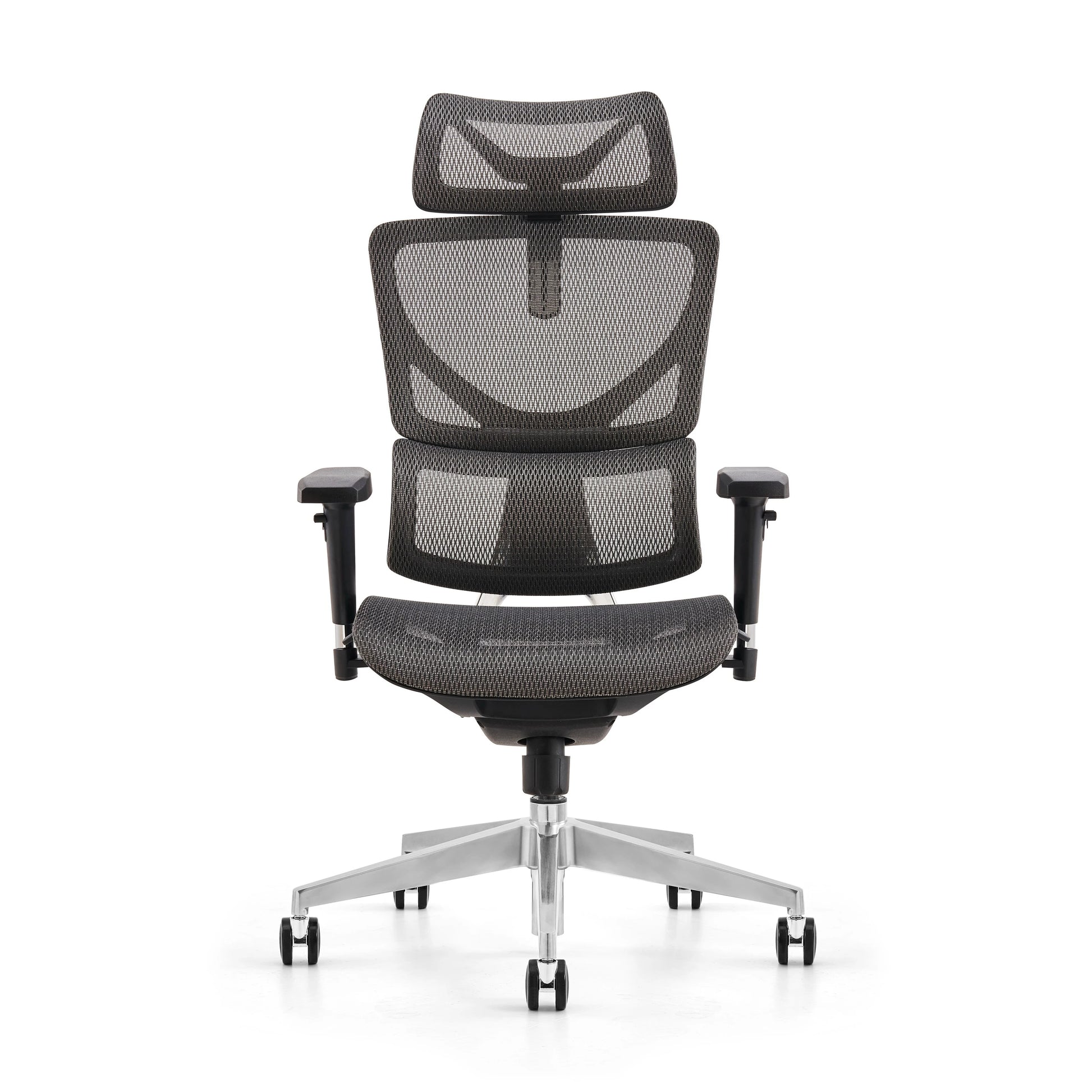 JMT-110346 Ergonomic Height Adjustable Executive Conference Chair with Mesh Backrest and Headrest