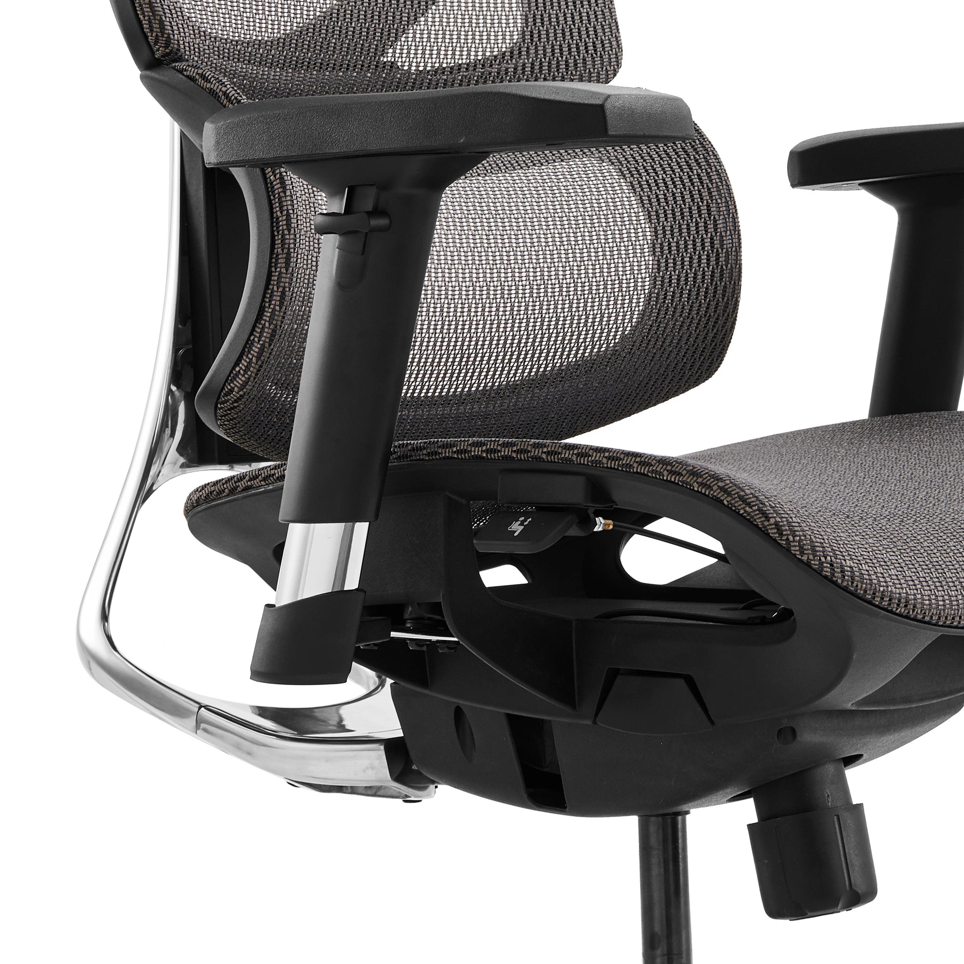 JMT-110346 Ergonomic Height Adjustable Executive Conference Chair with Mesh Backrest and Headrest