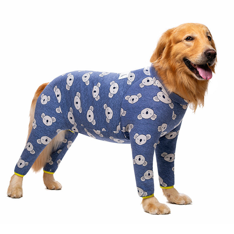 JMT-110538 Pet Cotton Printed Four-Legged Shirt in Various Sizes