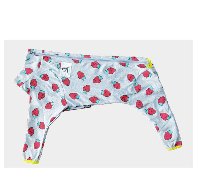 JMT-110538 Pet Cotton Printed Four-Legged Shirt in Various Sizes