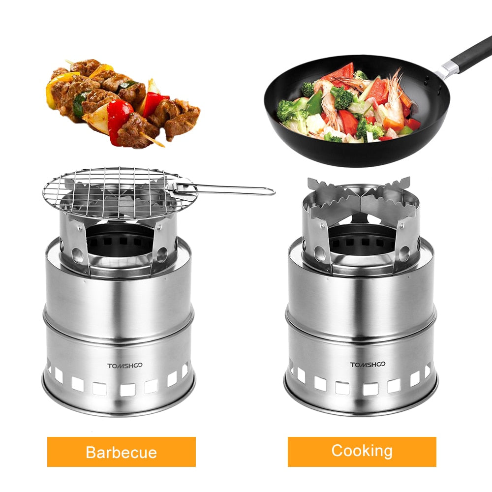 JMT-110602 Compact Portable Windproof Wood Burning Stove