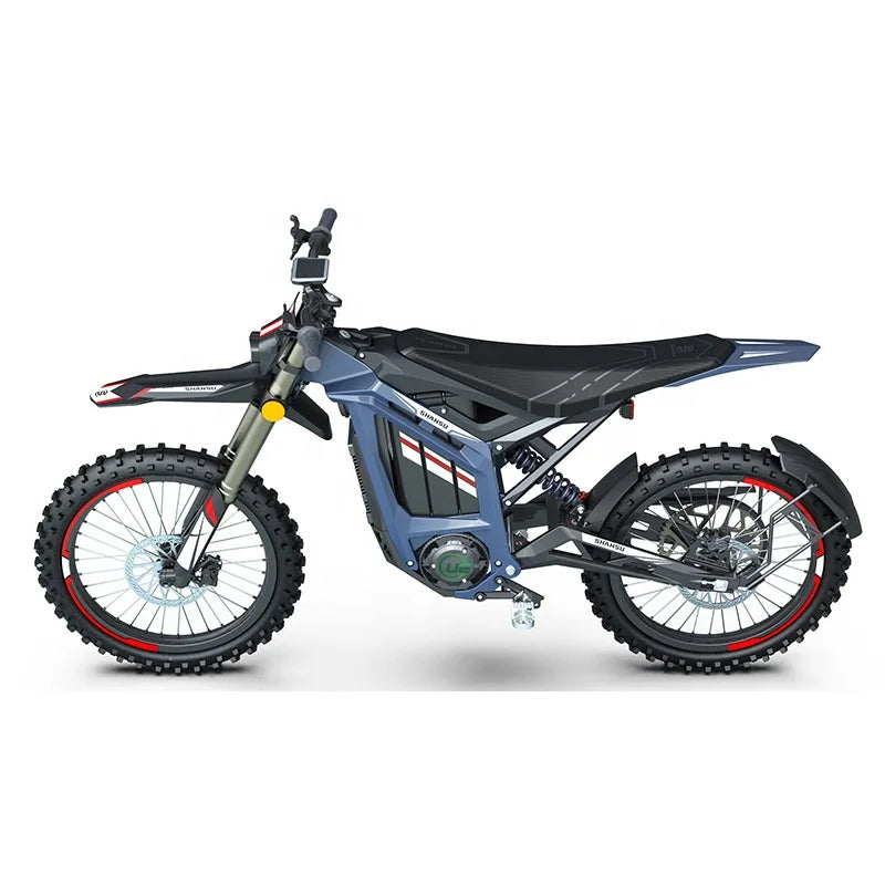 JMT-110666 Electric Dirt Bike with Aluminum Frame, 6000W Power, 72V 40Ah, Off-Road Capability for Adults , Top Speed 27.9 mph