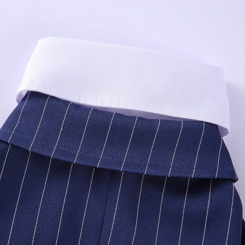 JMT-110666 Stylish Dog Tuxedo Dress for Weddings and Special Occasions, Polyester Cotton - Sizes S, M, L, XL