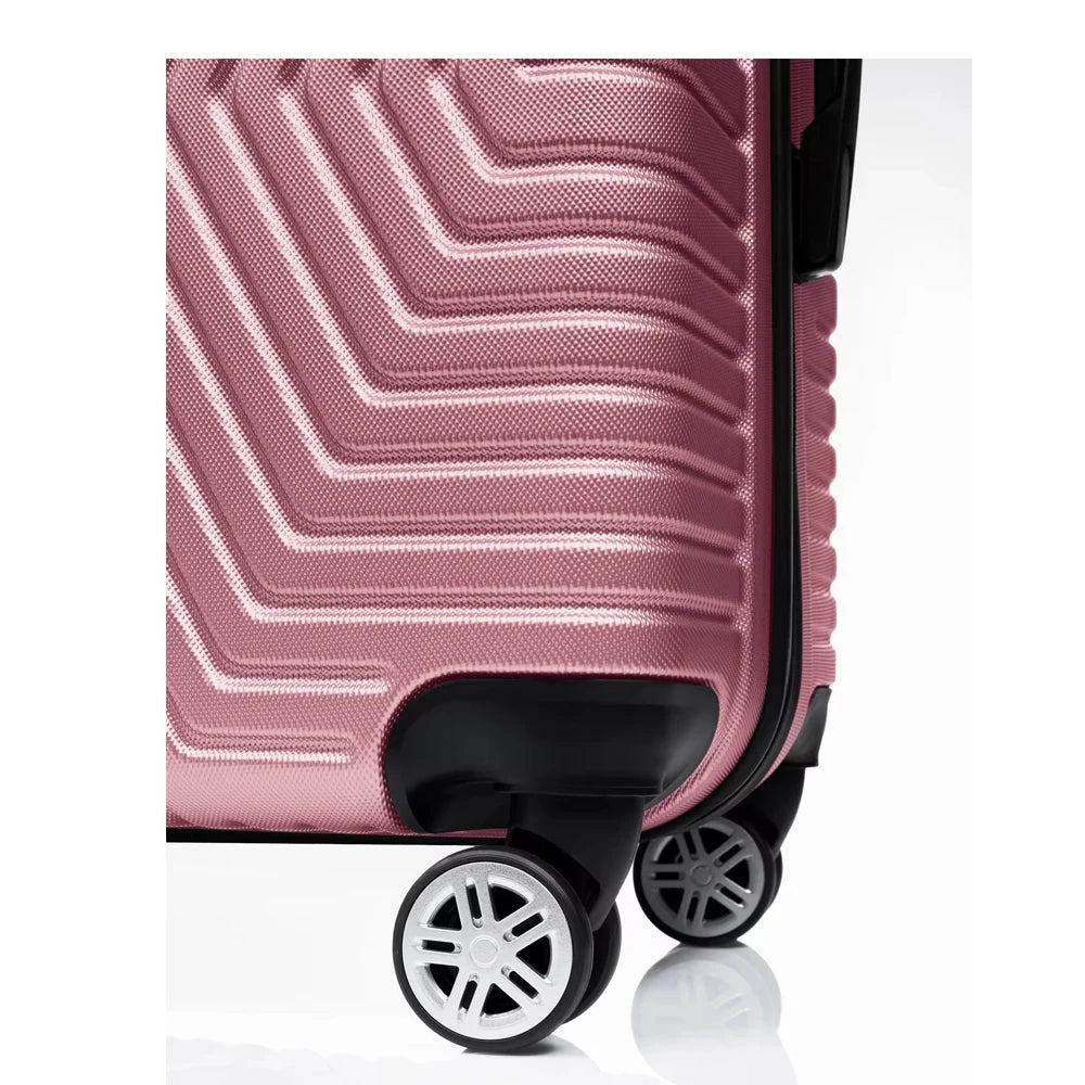 JMT-110794 3-Piece Spinner Trolley Luggage Set with Durable ABS Material for Travel