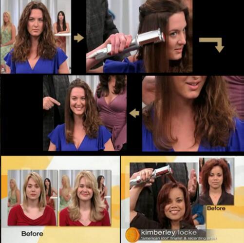 JMT-111050 2-Way Rotating Curling Iron with Adjustable Temperature Control and Safety Auto Shut-off