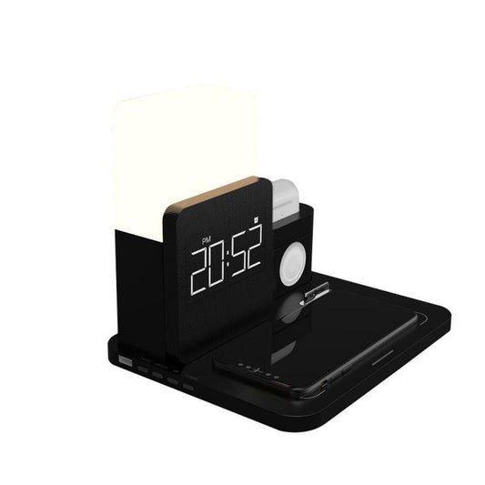 JMT-111242 3 in 1 Multi-function Qi Wireless Charging Stand for Home Use - Dark Green, Light Green, Black Options
