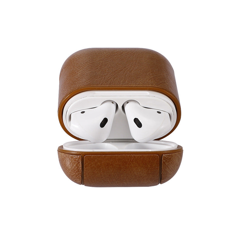 JMT-111242 Silicone Protective Cover for Universal AirPods – Compatible with Generations One and Two in Black, Red, Light Brown, Dark Brown