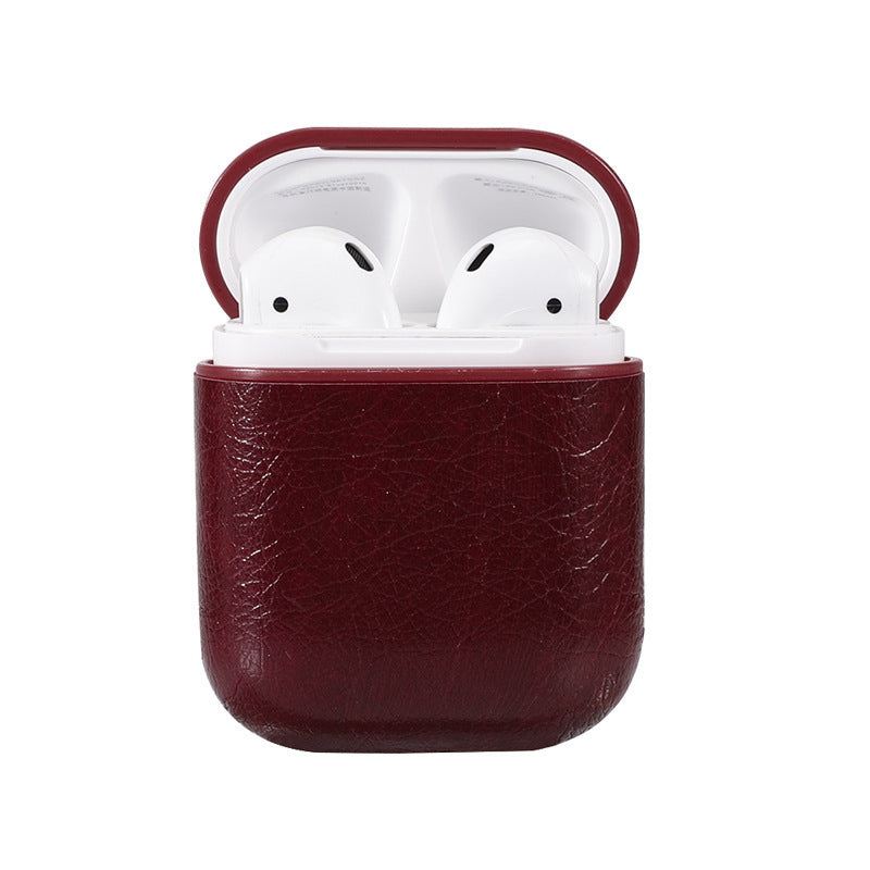 JMT-111242 Silicone Protective Cover for Universal AirPods – Compatible with Generations One and Two in Black, Red, Light Brown, Dark Brown