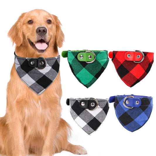 JMT-111370 Adjustable Cotton Dog Mouth Towel Collar in Multiple Colors and Sizes