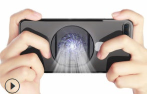 JMT-111370 Touch Screen Chicken Eating Game Artifact for Ages 4-75, PVC Material, 100g Weight, Multiple Handle Options