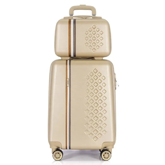 JMT-111626 Custom Carry-On Cosmetic Case Trolley Bag Set for Travel and Organisation