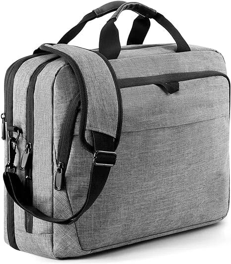 JMT-111882 15.6-Inch Waterproof Laptop Briefcase with Lock - Professional Business Messenger Bag for Men