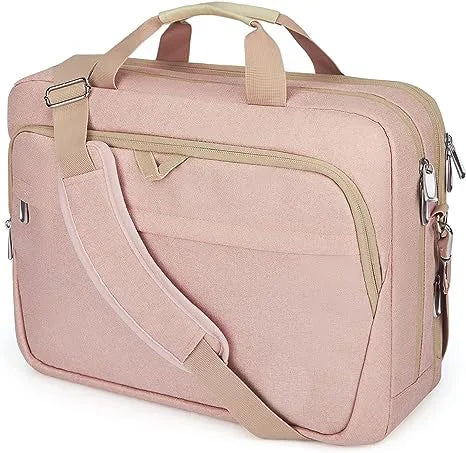 JMT-111882 15.6-Inch Waterproof Laptop Briefcase with Lock - Professional Business Messenger Bag for Men