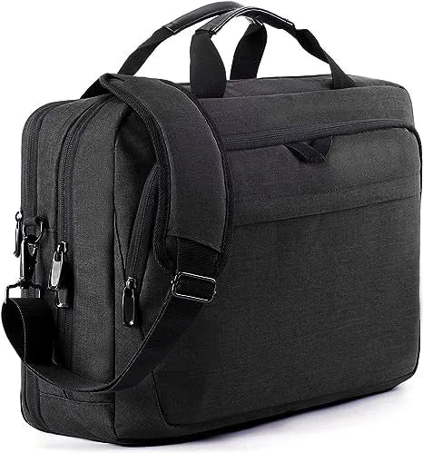 JMT-111882 15.6-Inch Waterproof Laptop Briefcase with Lock - Professional Business Messenger Bag for Men