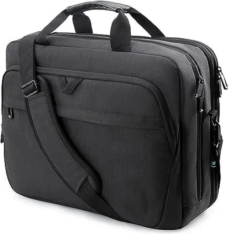JMT-111882 15.6-Inch Waterproof Laptop Briefcase with Lock - Professional Business Messenger Bag for Men
