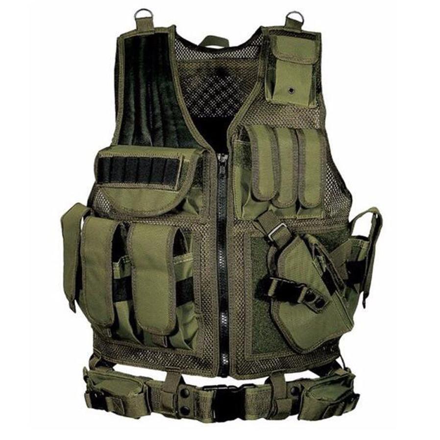 JMT-111946 Tactical Military Vest with Molle System for Outdoor Activities and Training