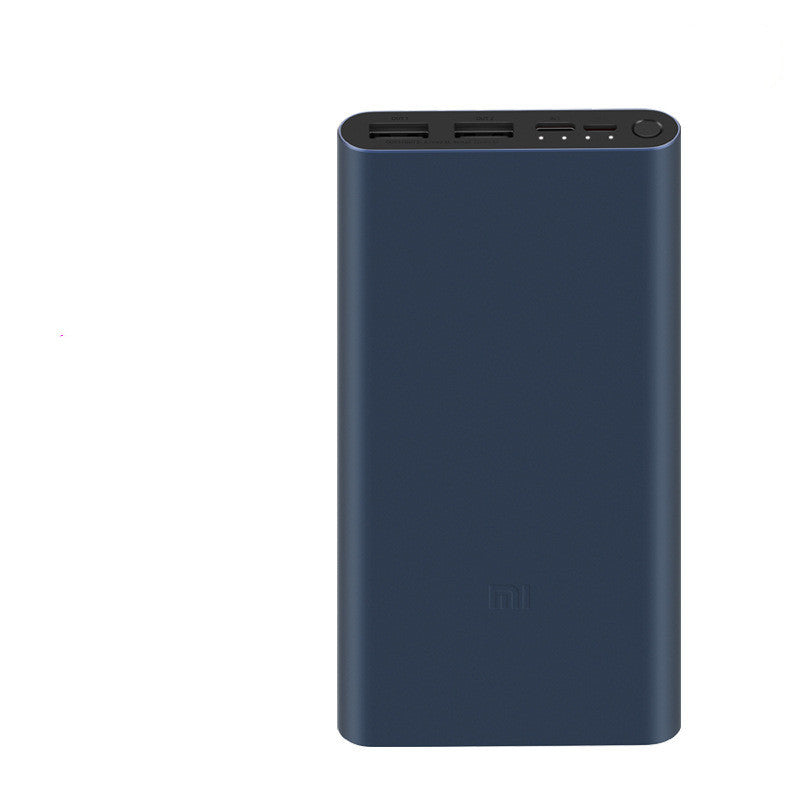 JMT-112074 10000mAh Dual-Port Fast Charging Power Bank with Polymer Lithium Ion Battery in Black and Silver