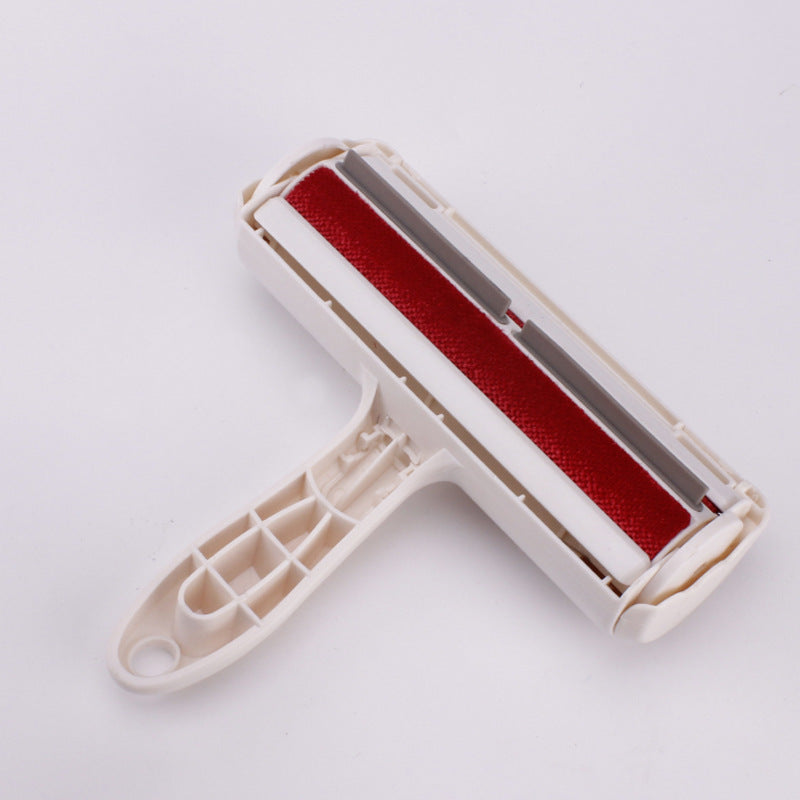 JMT-112138 Large Roller Sticky Brush for Pet Hair Removal – Modern Design in Red and Blue
