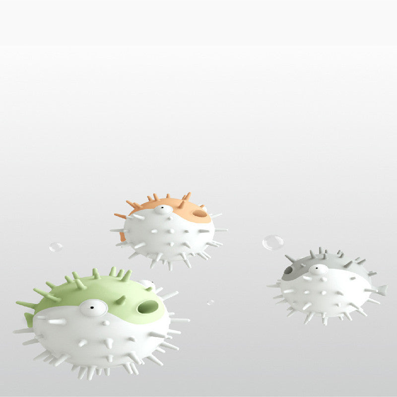 JMT-112202 Dog Bite-Resistant Vocal Toy in Green, Grey, and Yellow - Durable Plastic Design