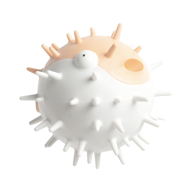 JMT-112202 Dog Bite-Resistant Vocal Toy in Green, Grey, and Yellow - Durable Plastic Design