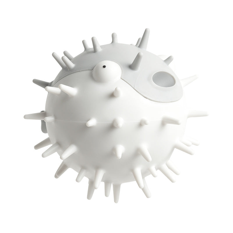 JMT-112202 Dog Bite-Resistant Vocal Toy in Green, Grey, and Yellow - Durable Plastic Design