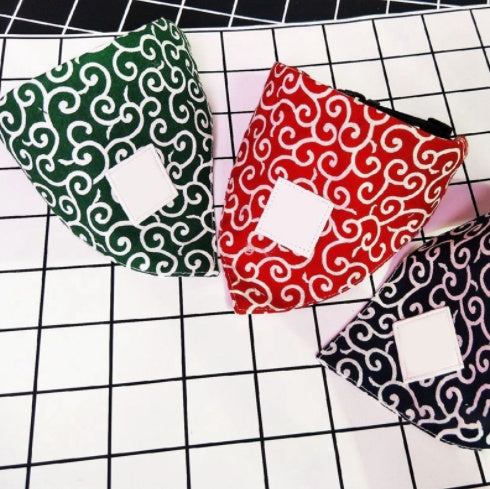 JMT-112522 Triangular Dog Bandage - Pure Cotton Fabric in Multiple Sizes for Cats and Dogs