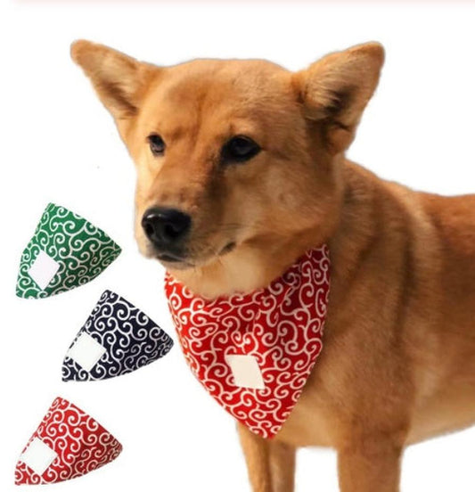 JMT-112522 Triangular Dog Bandage - Pure Cotton Fabric in Multiple Sizes for Cats and Dogs