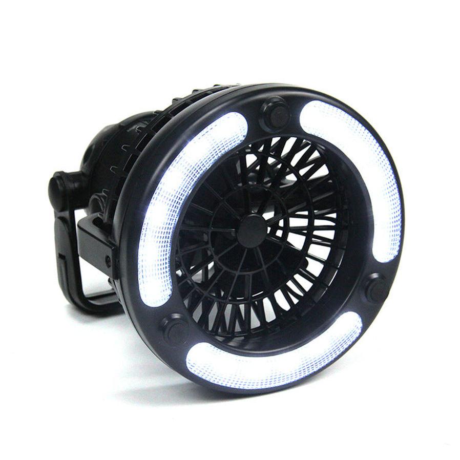 JMT-113098 Multifunctional 18LED Rechargeable Camping Fan and Light