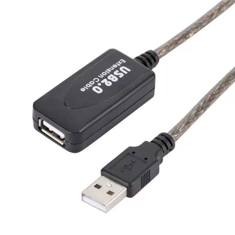 JMT-113226 5m USB Male to Female Extension Cable with Built-in Chip for Data Transmission