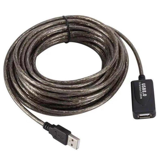 JMT-113226 5m USB Male to Female Extension Cable with Built-in Chip for Data Transmission