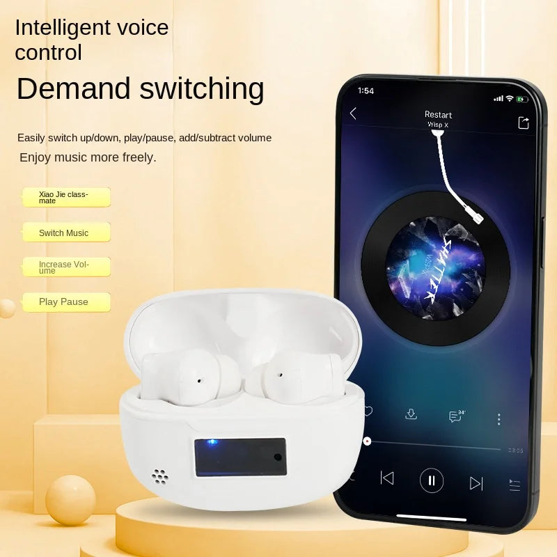JMT-113226 Yuan Xiaoting Smart Voice-Controlled TWS Wireless Bluetooth In-Ear Headset with JL Chipset for Home Use