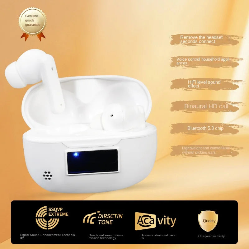 JMT-113226 Yuan Xiaoting Smart Voice-Controlled TWS Wireless Bluetooth In-Ear Headset with JL Chipset for Home Use