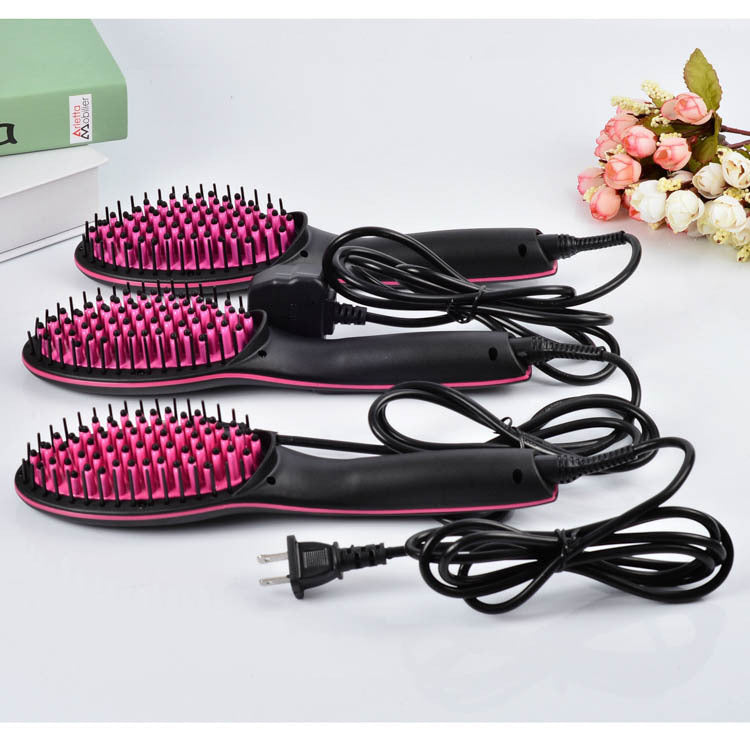 JMT-114186 Electric Hair Straightening Comb with LED Display and PTC Heating Technology