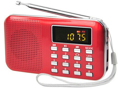 JMT-114378 Ultra-Thin Card Mini Speaker with Radio Function and Digital Audio Playback