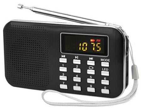 JMT-114378 Ultra-Thin Card Mini Speaker with Radio Function and Digital Audio Playback