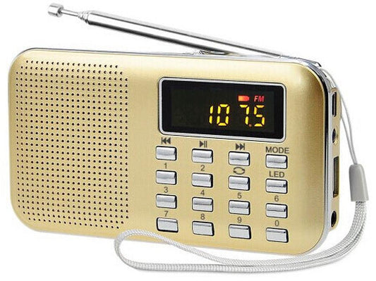 JMT-114378 Ultra-Thin Card Mini Speaker with Radio Function and Digital Audio Playback