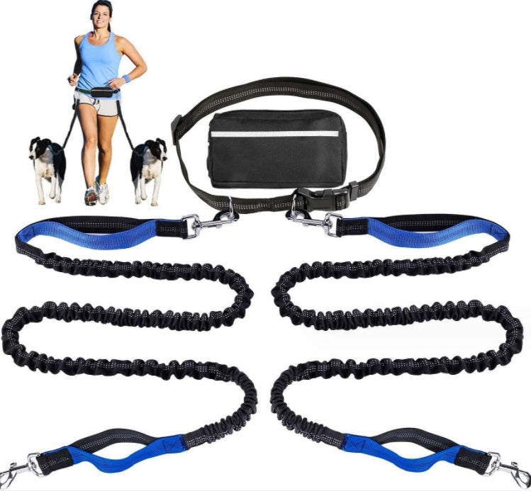 JMT-114698 Nylon Pet Running Traction Rope Set with Adjustable Length, Multiple Colors Available